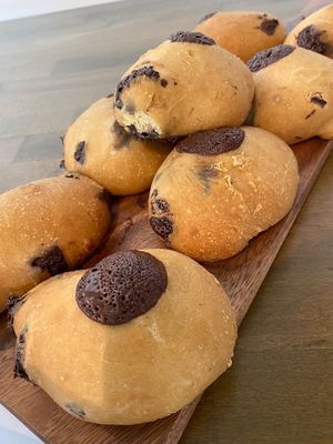 This is their flagship product, ‘choco brioche’ a must to try!  at Intense Coffee in Luxembourg City