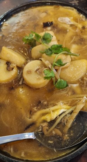 Hotplate egg tofu at Fulin Xuan Vegetarian 福临轩 in Johor Bahru