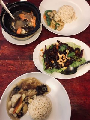 Lunch :) at Fulin Xuan Vegetarian 福临轩 in Johor Bahru