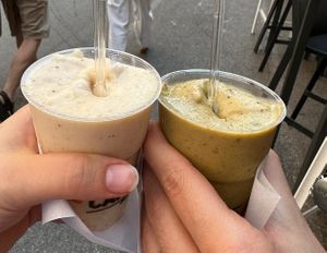 Tutte le granite sono vegane! Quella al pistacchio è spettacolare  at Cannoli & Co in Palermo