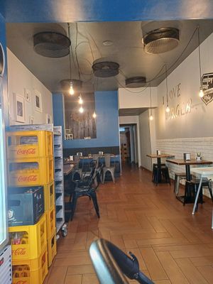 Inside seats at Burger Brothers Berlin in Berlin