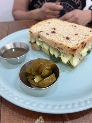Verde sandwich 😋  at MAWE Cocina Vegana in Mazatlan