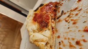 La pâté épaisse était excellente, pizza comme je les aime at Pizzangelo in Mallorca