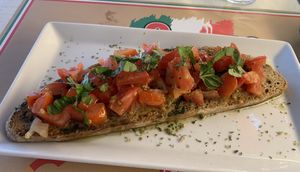Bruschetta (vegan)   at Pizzangelo in Mallorca