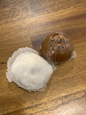 Daifuku and manju  at Yama Cafe in Vancouver