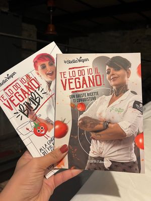 She wrote two separate authentic Italian vegan cookbooks that are also gluten free friendly!  at Te lo do io il Vegano / La Stella Vegan in Lierna