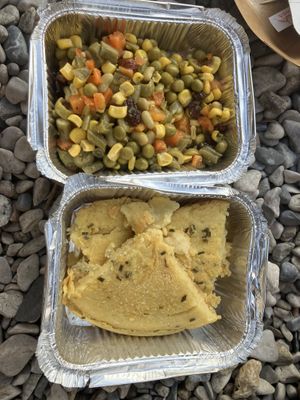 Frittata con verdure   at Te lo do io il Vegano / La Stella Vegan in Lierna