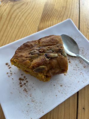 A Pumpkin Cake featured the week I visited.  at Te Quiero Verde in Puerto Vallarta