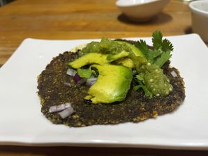 Milanesa taco  at Te Quiero Verde in Puerto Vallarta