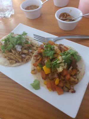 Steak and alambre taco at Te Quiero Verde in Puerto Vallarta
