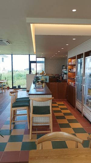 They have a little shop full of vegan food(meat substitute, mayo, drinks, etc.) at Five Seventh - 칠분의 오  in Jeju