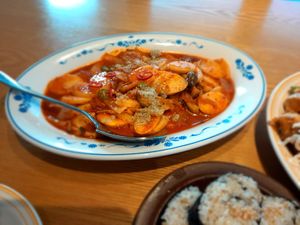 tteokbokki at Five Seventh - 칠분의 오  in Jeju