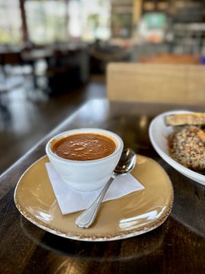 Tomato Basil Soup  at Urban Plates in Torrance