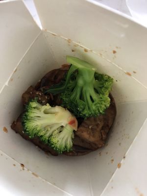 Ribs and broccoli   at Wok Star Express in Phuket