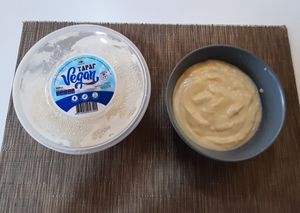 Vegan yoghurt at Loving Hut - Tsagaan Khaalga in Ulaanbaatar