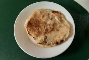 Steamed khuushuur at Loving Hut - Tsagaan Khaalga in Ulaanbaatar