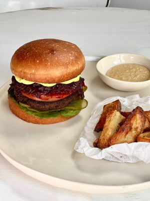 Chefs Burger 100% hand made at We Cafe - Maybe closed in Cape Town