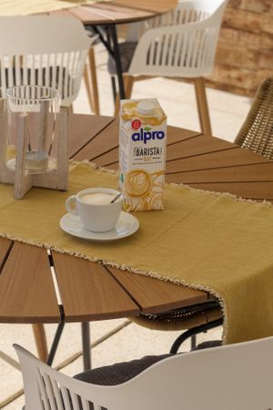 Coffe with oat milk at California in Rogoznica