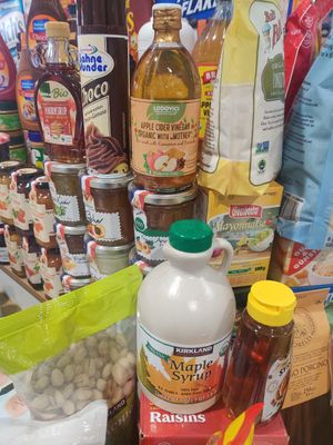 Hard to find maple syrup at Saruul Market in Ulaanbaatar