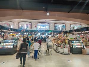 Inside at Saruul Market in Ulaanbaatar