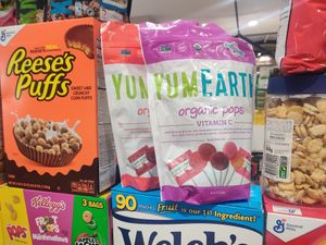 Yum earth vegan pops at Saruul Market in Ulaanbaatar