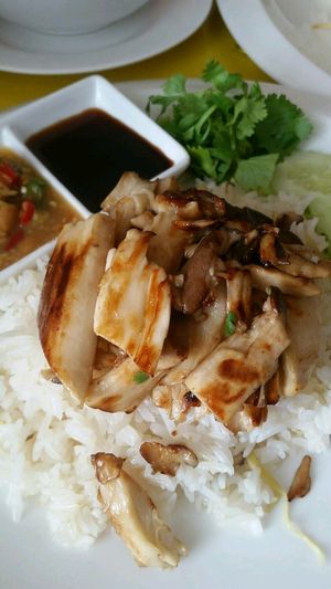 musroom with rice at Kingliew in Phuket