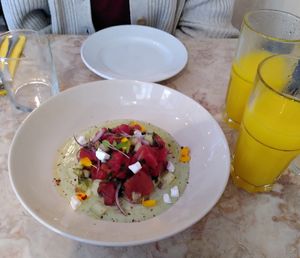 Watermelon cevachi at Boca Bistro in Lisbon