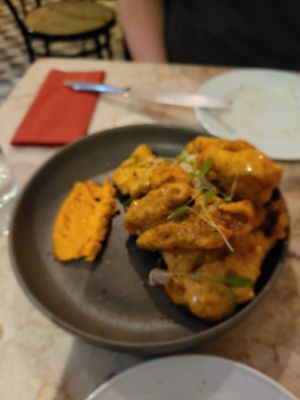 Fried mushrooms at Boca Bistro in Lisbon