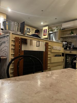 Counter   at Boca Bistro in Lisbon