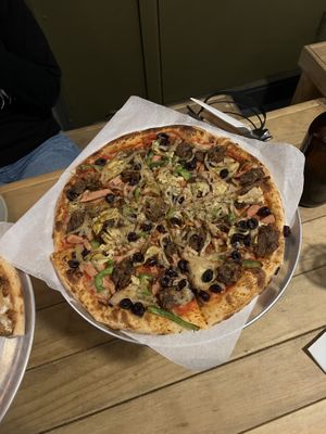 9. Vegan Capricciosa  at Locali Pizza in Mermaid Beach