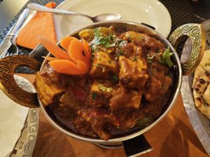 Tofu Kahari at Indian Taj Tandoori Restaurant & Bar in Mallorca