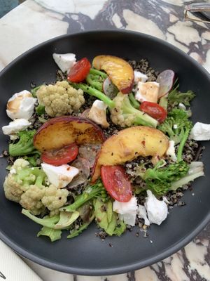 Vegan feta salad  at Matilda in Brunico