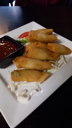 spring rolls 85kr at Sabaidee in Malmo