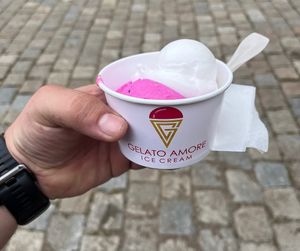   at Gelato Jadran in Telc