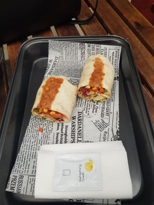 Burrito at Cypress Tacos in Belgrade