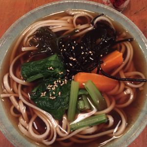 Vegan Udon at Mominoki House in Tokyo