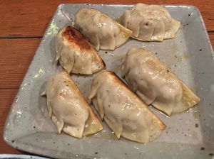 Vegan gyoza 🥟  at Mominoki House in Tokyo