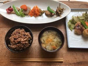 High quality  meal at Mominoki House in Tokyo