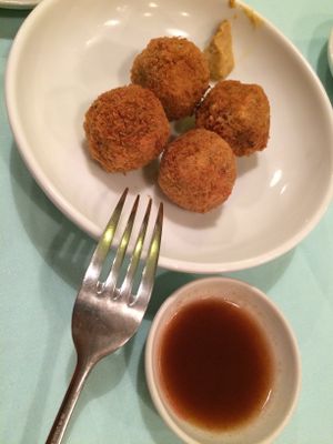 Not bad and not yummy too. And i wondered is this vegan or not  at Mominoki House in Tokyo