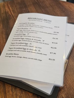 Menu at Gems in Mellieha