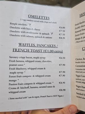 Menu at Gems in Mellieha