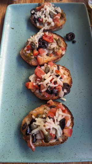 Cheese Bruschetta at Gems in Mellieha