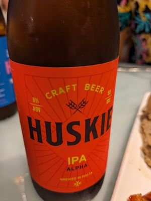 Clearly labelled vegan at the back at Gems in Mellieha