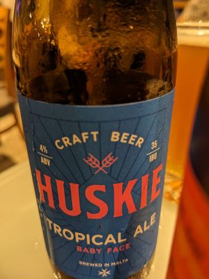 Clearly labelled vegan at the back at Gems in Mellieha