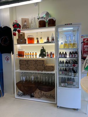 Inside   at Aquela Kombucha in Porto