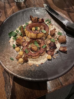 Acorn squash dish at Vedge in Philadelphia