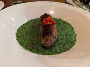 Eggplant rice on pesto at Vedge in Philadelphia