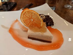 Cheesecake at Vedge in Philadelphia