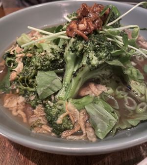 Broccoli’s and XO sauce  at Vedge in Philadelphia