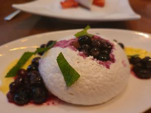 Pavlova- lemon blueberry at Vedge in Philadelphia